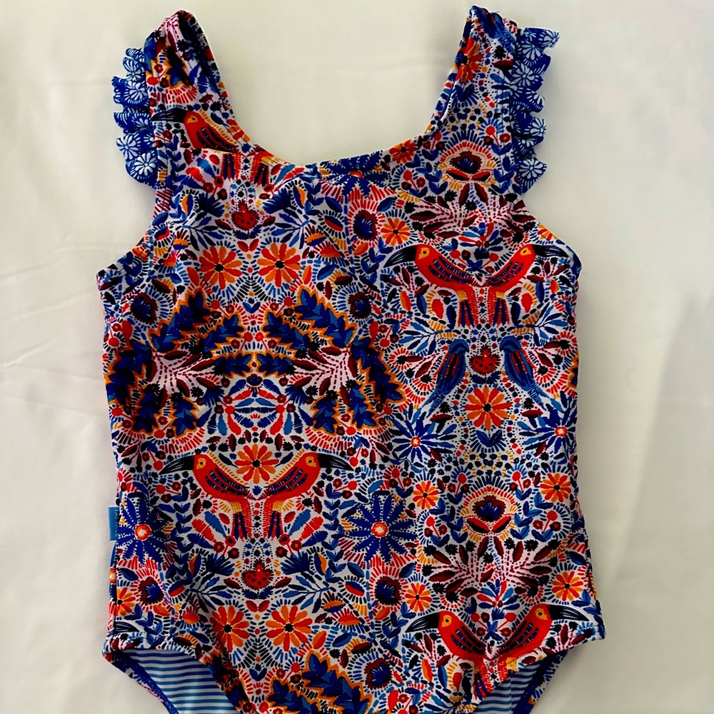 Girls one piece swimsuit